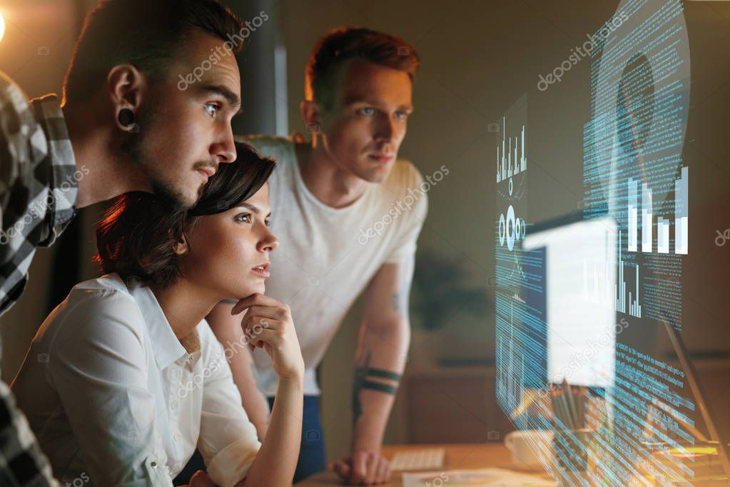 Mérnök csapat munka közben